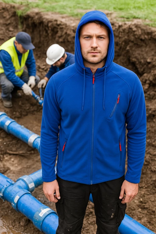 Engelbert Strauss kapucnis pulcsi királykék Engelbert Strauss kapucnis pulcsi királykék