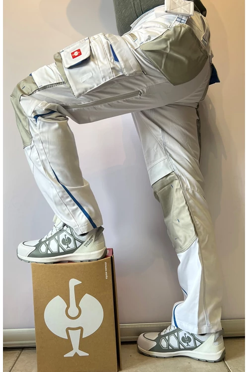 Engelbert Strauss Motion 2020 deréknadrág fehér-kék