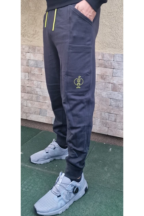 Könnyű es.trail melegítőnadrág - fekete-sárga