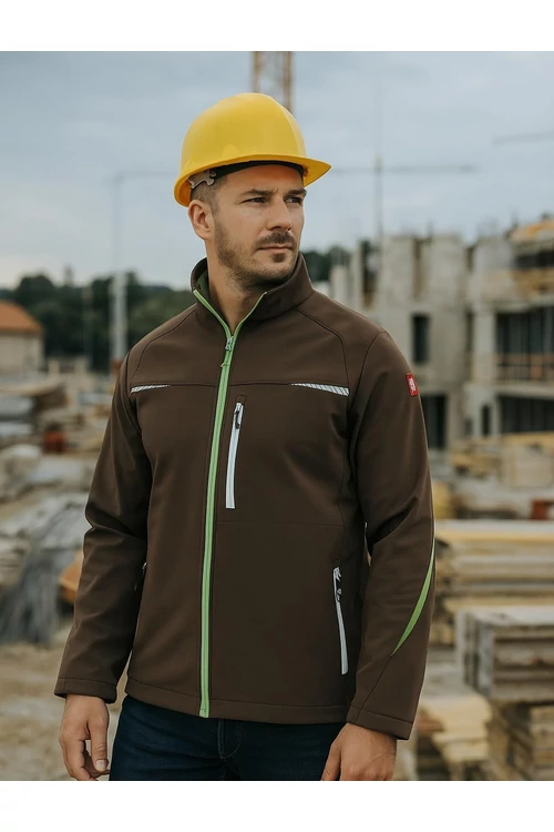 Engelbert Strauss Softshell dzseki barna-zöld